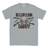 Heather Grey halloween daddy Classic Tee - CowhideDigitalArt
