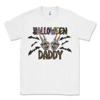 White halloween daddy Classic Tee - CowhideDigitalArt