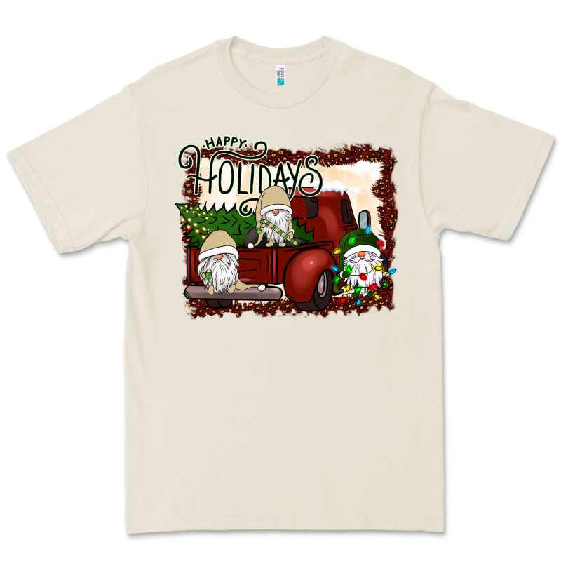 Happy Holidays Gnomes Christmas Truck Premium Tee by Bettercallsaul | Teevron