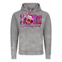 Cloud Rock love christmas pink Vintage Hoodie - CowGirlArtShop
