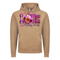 Vintage Coffee love christmas pink Vintage Hoodie - CowGirlArtShop