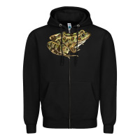 Black northern leopard frog Zipper Hoodie - LillyAllenDesigns