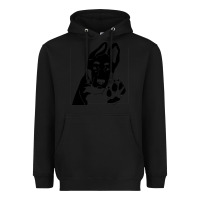 Black German Shepherd German Shepherd Puppy Heavyweight Hoodie - trangStudio