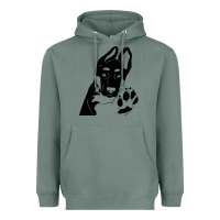 Sage German Shepherd German Shepherd Puppy Heavyweight Hoodie - trangStudio