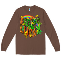 Chestnut St. Patrick's Day Feeling lucky Long Sleeve Tee - CowGirlArtShop