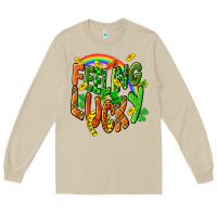 Mushroom St. Patrick's Day Feeling lucky Long Sleeve Tee - CowGirlArtShop
