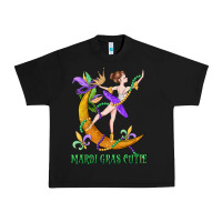 Black mardi gras cutie Urban Heavy Tee - CowGirlArtShop