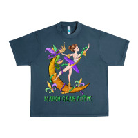 Midnight Navy mardi gras cutie Urban Heavy Tee - CowGirlArtShop