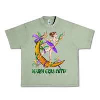 Oil Green mardi gras cutie Urban Heavy Tee - CowGirlArtShop