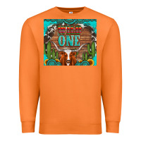Carrot wild one longhorn gemstones cactus and sunflowers Premium Sweatshirt - Artiststas