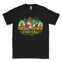 Black Small town Easter Day Classic Tee - NancyCooperArtShop