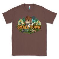 Chestnut Small town Easter Day Classic Tee - NancyCooperArtShop