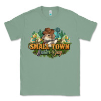 Sage Small town Easter Day Classic Tee - NancyCooperArtShop