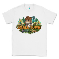 White Small town Easter Day Classic Tee - NancyCooperArtShop