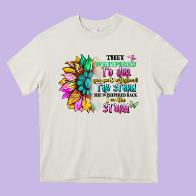 They Whispered To Her You Can't Withstand The Stor Heavy Core Tee Designed By Artiststas