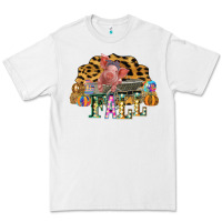 White Fall Scene Pumpkin Watercolor Pig Wagon Serape Cheetah Premium Tee - Bettercallsaul