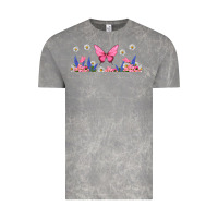 Cloud Rock butterflies and flowers Vintage Tee - TumblerDesignByShophia