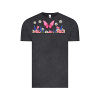 Vintage Black butterflies and flowers Vintage Tee - TumblerDesignByShophia