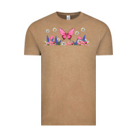 Vintage Coffee butterflies and flowers Vintage Tee - TumblerDesignByShophia