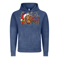 Vintage Denim merry christmas yall Vintage Hoodie - CowGirlArtShop