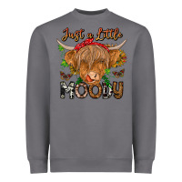 Storm Just a Little Moody Heavyweight Sweatshirt - CowhideDigitalArt