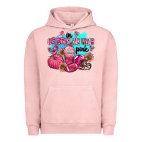 Pigment Salmon in october we wear pink american football Urban Hoodie - AdoDesignShop