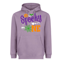 Lavender spooky one boy halloween 1st birthday matching family t shirt Heavyweight Hoodie - trangStudio