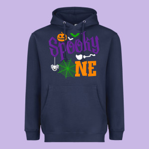 Spooky One Boy Halloween 1st Birthday Matching Family T Shirt Heavyweight Hoodie Designed By Trangstudio