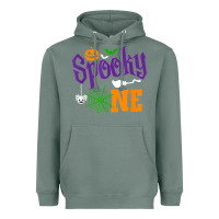 Sage spooky one boy halloween 1st birthday matching family t shirt Heavyweight Hoodie - trangStudio