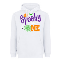 White spooky one boy halloween 1st birthday matching family t shirt Heavyweight Hoodie - trangStudio