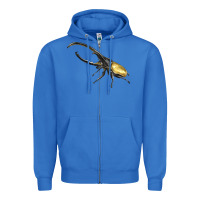 True Royal Hercules Beetle Side Zipper Hoodie - LillyAllenDesigns