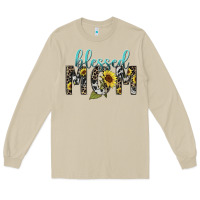 Mushroom Blessed mom sunflower mother's day Long Sleeve Tee - HowdyJamesFarm