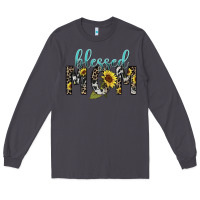 Smoke Blessed mom sunflower mother's day Long Sleeve Tee - HowdyJamesFarm
