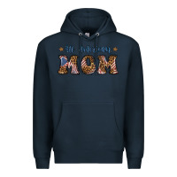 Navy all american mom Premium Hoodie - BundleAndBundleShop
