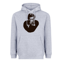 Heather Grey Bobby Darin Heavyweight Hoodie - trangStudio