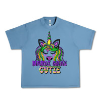 Pebble Blue mardi gras cutie unicorn Urban Heavy Tee - CowGirlArtShop