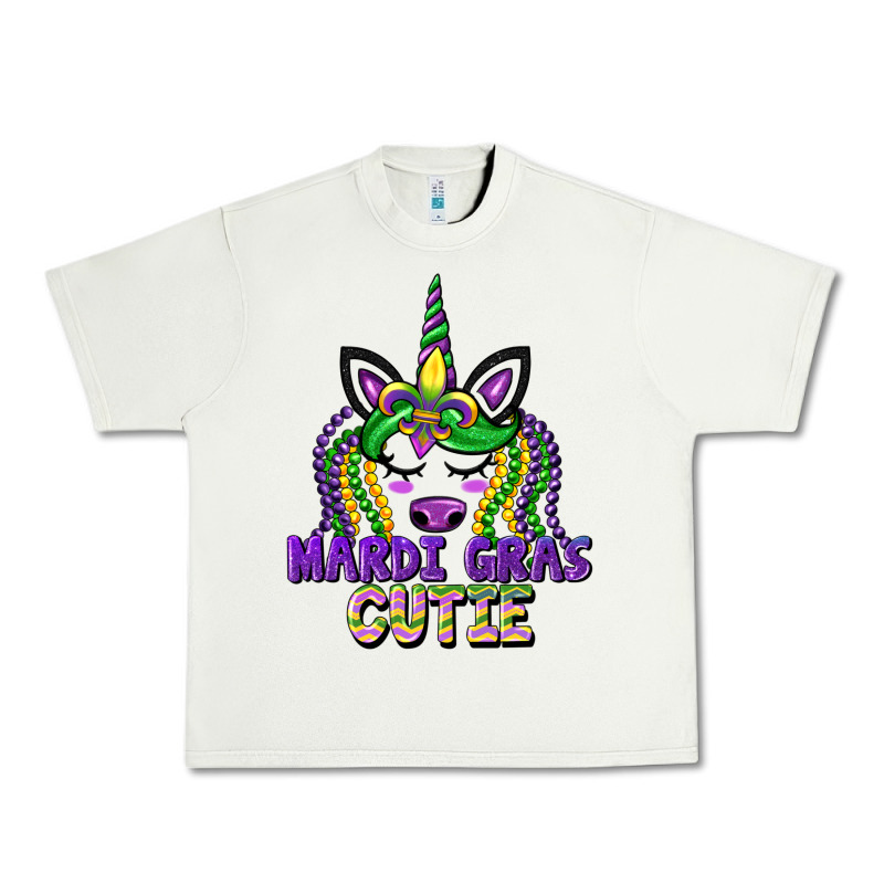 Mardi Gras Cutie Unicorn Urban Heavy Tee by CowGirlArtShop | Teevron