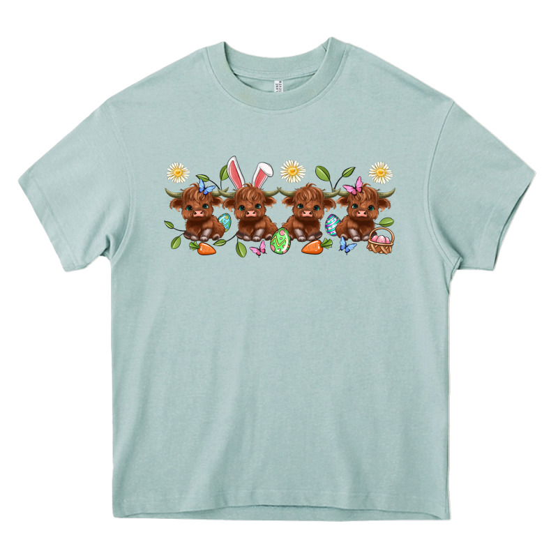 Easter Day Baby Heifers Heavy Core Tee by Artiststas | Teevron