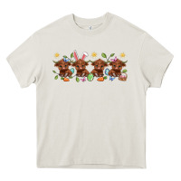 Cream easter day baby heifers Heavy Core Tee - Artiststas