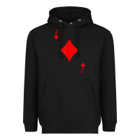 Black jack of diamond deck of cards halloween costume t shirt Heavyweight Hoodie - trangStudio
