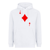 White jack of diamond deck of cards halloween costume t shirt Heavyweight Hoodie - trangStudio