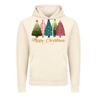 Vintage Artic merry christmas trees Vintage Hoodie - CowGirlArtShop