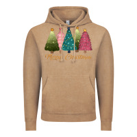 Vintage Coffee merry christmas trees Vintage Hoodie - CowGirlArtShop