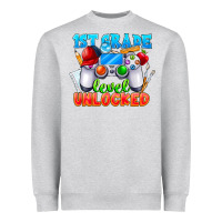 1st Grade Level Unlocked Heavyweight Sweatshirt | Teevron