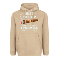 Mushroom Just The Tip Cigar Smoker Gift Funny Cigar Smoking Heavyweight Hoodie - trangStudio