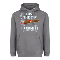 Storm Just The Tip Cigar Smoker Gift Funny Cigar Smoking Heavyweight Hoodie - trangStudio
