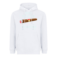 White Just The Tip Cigar Smoker Gift Funny Cigar Smoking Heavyweight Hoodie - trangStudio