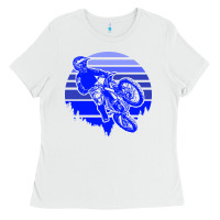 White Motorcross Ladies Tee - Bettercallsaul