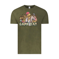 Vintage Olive game day baseball leopard Vintage Tee - HowdyJamesFarm