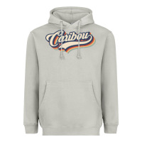 Moon Dust I Love Caribou City Usa Retro Vintage Heavyweight Hoodie - trangStudio